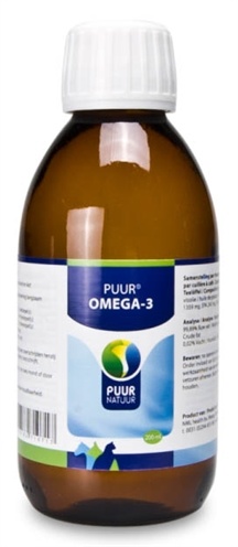 Afbeelding Puur Omega-3 visolie - 200 ml door Online-dierenwinkel.eu