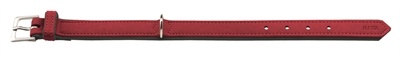 Afbeelding Hunter halsband voor hond softie kunstleder nubuck look rood / zwart 18-24 cmx22 mm door Online-dierenwinkel.eu