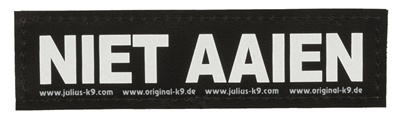 Afbeelding Julius k9 labels voor power-harnas voor hond/tuig voor niet aaien Small door Online-dierenwinkel.eu