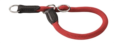 Afbeelding Hunter halsband voor hond freestyle met stop rood 30 cmx8 mm door Online-dierenwinkel.eu