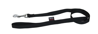 Afbeelding Martin sellier looplijn voor hond basic nylon zwart 10 mmx120 cm door Online-dierenwinkel.eu