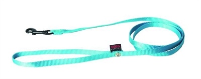 Martin sellier looplijn voor hond nylon turquoise 10 mmx120 cm