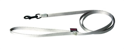 Afbeelding Martin sellier looplijn voor hond nylon grijs 10 mmx120 cm door Online-dierenwinkel.eu