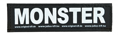 Julius k9 labels voor power-harnas voor hond / tuig voor monster Small