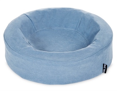 Bia bed cotton hoes hondenmand blauw 0 50x50x12 cm rond