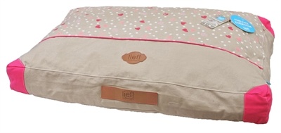 Afbeelding Lief! Loungekussen Girls voor honden 85 x 60 cm door Online-dierenwinkel.eu