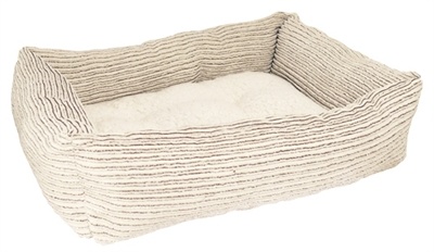 Afbeelding Rosewood hondenmand vierkant jumbo cord beige / teddy 45,5 cm door Online-dierenwinkel.eu