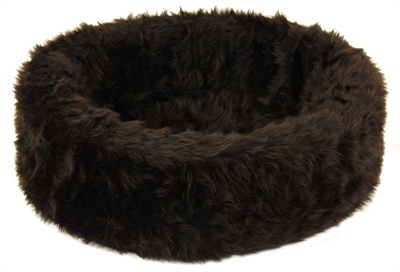 Afbeelding Petcomfort hondenmand bont bruin 85x73x22 cm. door Online-dierenwinkel.eu