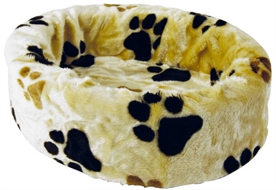 Afbeelding Petcomfort hondenmand bont beige grote poot 66x56x18 cm door Online-dierenwinkel.eu
