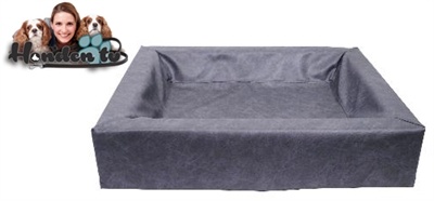 Afbeelding Bia bed hondenmand grijs 45X45X12CM door Online-dierenwinkel.eu