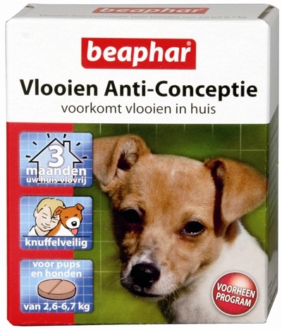 Afbeelding Beaphar Vlooien Anti-Conceptie (2,6 tot 6,7 kg) hond Per verpakking door Online-dierenwinkel.eu