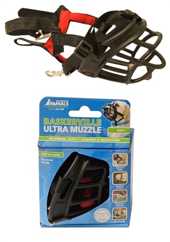 Afbeelding BASK ULTRA MUZZLE 1 ZWART 00001 door Online-dierenwinkel.eu