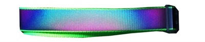 Afbeelding Go walk halsband voor hond reflecterend met led regenboog 50-60 cm door Online-dierenwinkel.eu