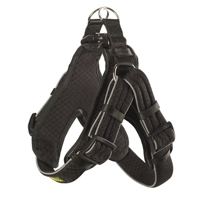 Afbeelding Hunter tuig voor hond manoa vario quick light mesh zwart 36-45 cmx27 mm door Online-dierenwinkel.eu