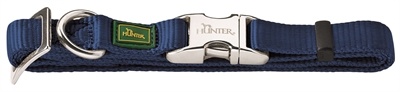 Afbeelding Hunter halsband voor hond vario basic alu-strong marine blauw 30-45 cm door Online-dierenwinkel.eu