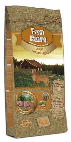 12,5 kg Farm nature chicken / rice hondenvoer