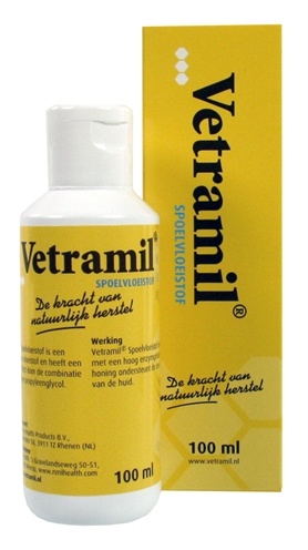 Afbeelding Vetramil spoelvloeistof 100 ml. door Online-dierenwinkel.eu