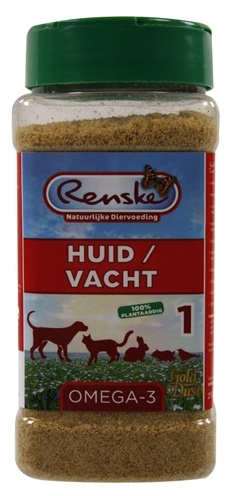 Afbeelding Renske Golddust Huid & Vacht - Voedingssupplement 250 gram door Online-dierenwinkel.eu