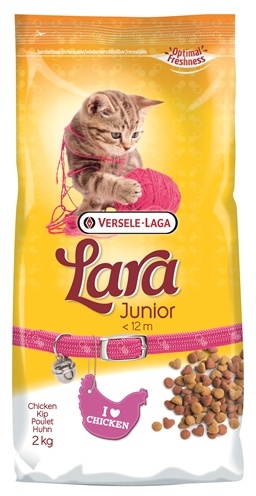 Afbeelding Versele-Laga Lara Junior Kip kattenvoer 2 kg door Online-dierenwinkel.eu