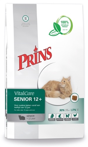 Afbeelding Prins VitalCare Senior 12+ kattenvoer 5 kg door Online-dierenwinkel.eu