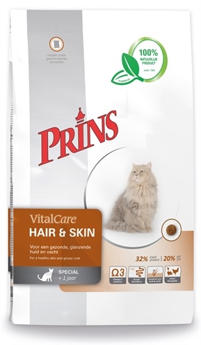 Afbeelding Prins VitalCare Hair & Skin kattenvoer 5 kg door Online-dierenwinkel.eu