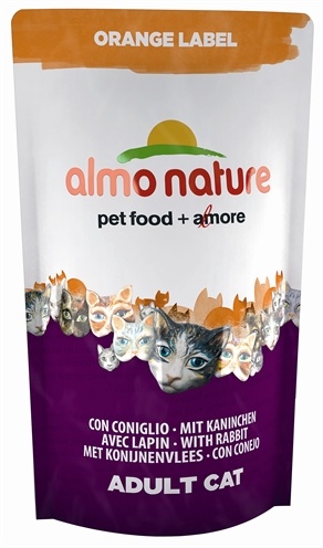 Afbeelding Almo Nature Cat Droog Orange Label Konijn 750 Gr door Online-dierenwinkel.eu