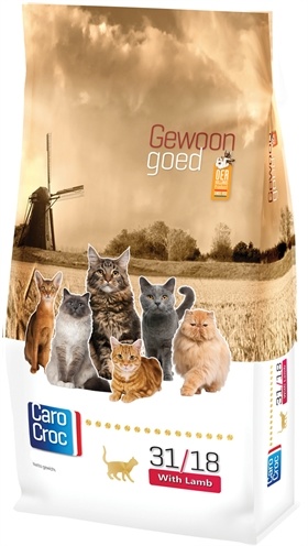 Afbeelding Carocroc 31/18 with Lamb kattenvoer 15 kg door Online-dierenwinkel.eu