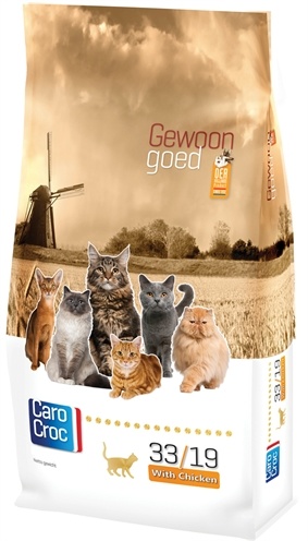 Afbeelding Carocroc 33/19 with Chicken kattenvoer 15 kg door Online-dierenwinkel.eu