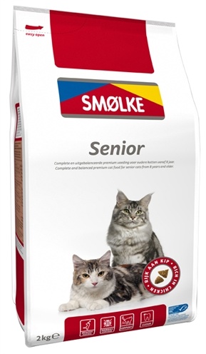 Afbeelding Smolke Cat Senior 2 Kg door Online-dierenwinkel.eu
