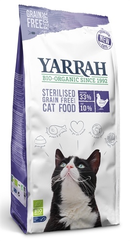 Afbeelding Yarrah - Droogvoer Gesteriliseerde Kat Graanvrij Bio - 700 g door Online-dierenwinkel.eu