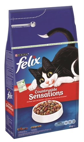 Afbeelding Felix Countryside Sensations - Kattenvoer - 4 kg door Online-dierenwinkel.eu