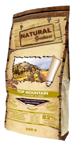 Natural greatness top mountain kattenvoer 600 gr