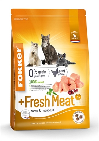 Afbeelding Fokker Cat Fresh Meat Kip - Kattenvoer - 2.5 kg door Online-dierenwinkel.eu