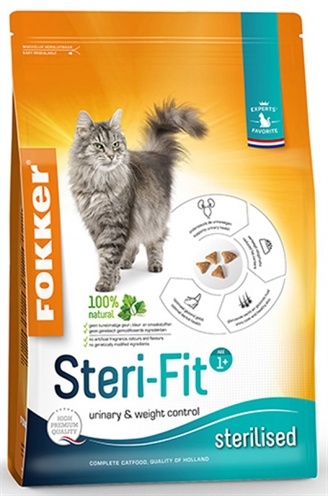 Afbeelding Fokker Steri-Fit kattenvoer 2,5 kg door Online-dierenwinkel.eu
