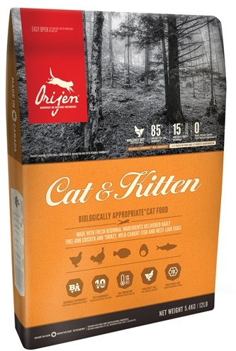 Afbeelding Orijen cat & kitten kattenvoer 5,4 kg door Online-dierenwinkel.eu
