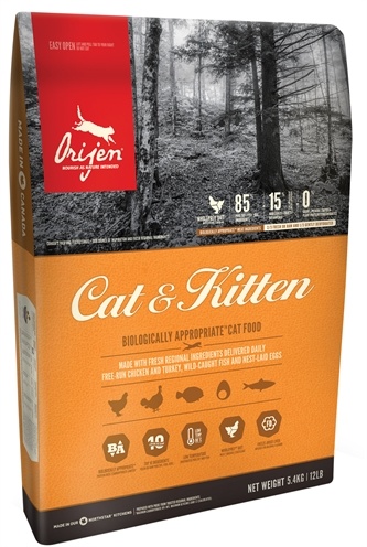 Afbeelding Orijen cat & kitten kattenvoer 5,4 kg door Online-dierenwinkel.eu
