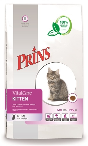 Afbeelding Prins VitalCare Kitten kattenvoer 5 kg door Online-dierenwinkel.eu