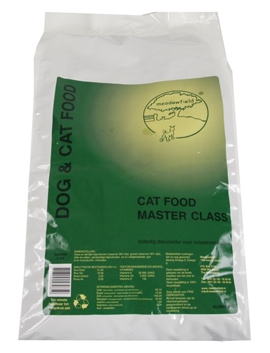 Afbeelding Meadowfield cat food master class sensitive kattenvoer 5 kg door Online-dierenwinkel.eu