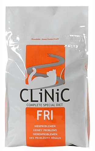 Afbeelding Clinic FRI (nierproblemen) kattenvoer 1.5 kg door Online-dierenwinkel.eu