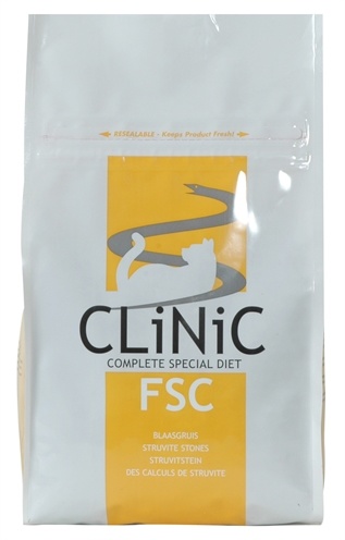 Afbeelding Clinic FSC (blaasgruis) kattenvoer 1.5 kg door Online-dierenwinkel.eu