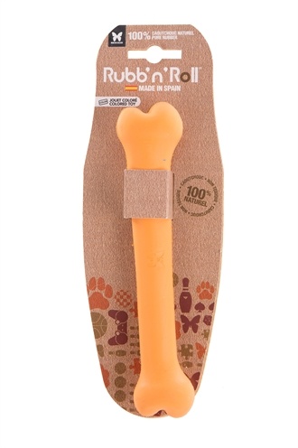 Afbeelding Rubb'n'roll bot oranje 19 cm door Online-dierenwinkel.eu