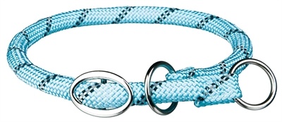 Trixie halsband hond sporty rope lichtblauw