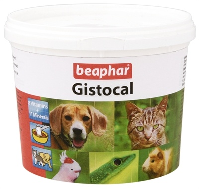Afbeelding Beaphar Gistocal hond en kat 500 gram door Online-dierenwinkel.eu
