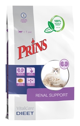 Afbeelding Prins Vitalcare Dieet Renal Support kattenvoer 1.5 kg door Online-dierenwinkel.eu