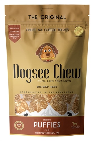 Afbeelding Dogsee chew puffies door Online-dierenwinkel.eu