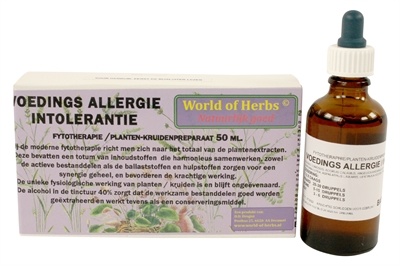Afbeelding World of herbs fytotherapie voedingsallergie / intolerantie door Online-dierenwinkel.eu