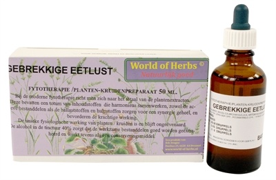 Afbeelding World of herbs fytotherapie gebrekkige eetlust door Online-dierenwinkel.eu