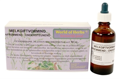 World of herbs fytotherapie melkvorming /gift afremmend