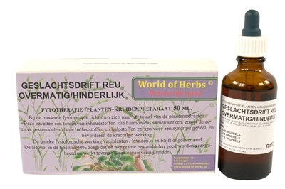 Afbeelding World of herbs fytotherapie overmatige geslachtsdrift reu door Online-dierenwinkel.eu