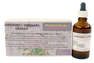 Afbeelding World of herbs fytotherapie agressief / dominant gedrag door Online-dierenwinkel.eu